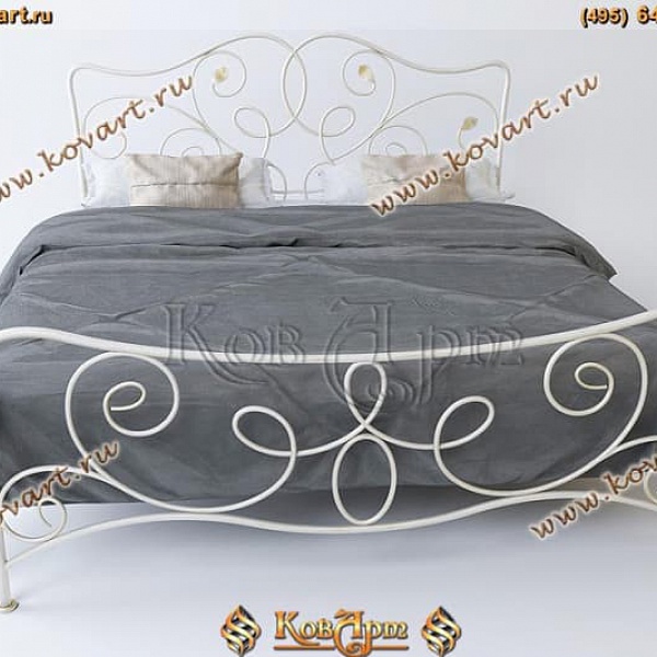 Кованая кровать в стиле эпохи Модерн АРТ: 3047