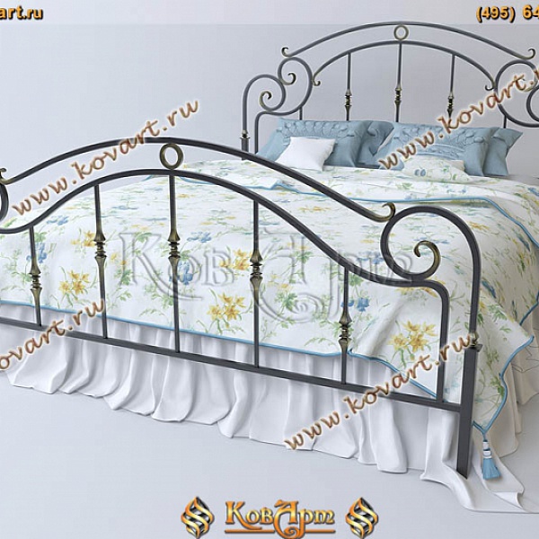 Классическая кованая кровать АРТ: 3018